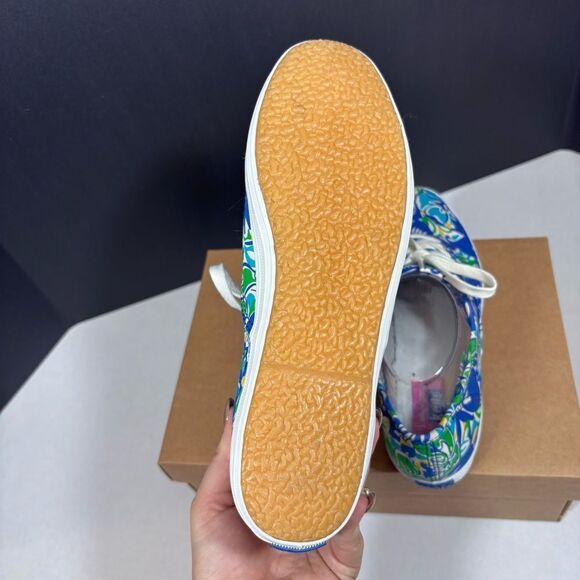 Lilly Pulitzer for Ked lace up sneakers size 8 floral tropical print - Picture 12 of 12